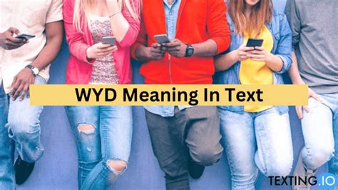 wyttd meaning in text|what is wym in text message.